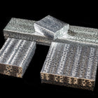 3 ½” x 3 ½” x 1” Silver Gift Box #GIFTBOX11