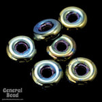 8mm Green Iris Donut-General Bead