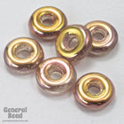 8mm Rose/Gold Donut-General Bead