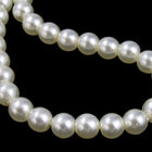3mm White Luster Glass Pearl #GPF010-General Bead