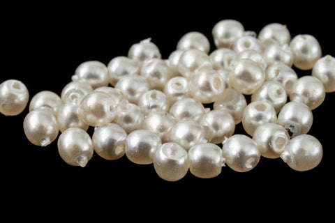 2mm Cream Czech Glass Pearl #GPB012