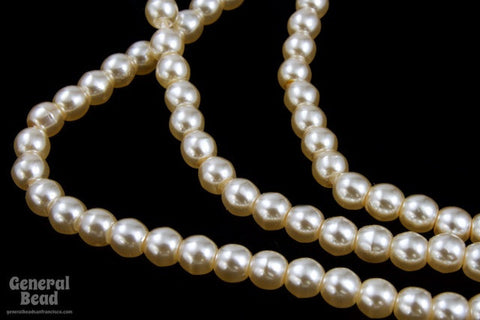 7mm Cultura Glass Pearl (300 Pcs) #GPH001-General Bead