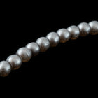 2mm Silver Czech Glass Pearl #GPE012