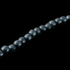 2mm Charcoal Czech Glass Pearl #GPF012
