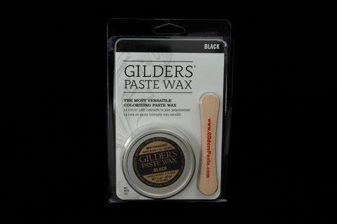 Gilders Paste Wax- Black (30 ML/1 OZ) #GP017