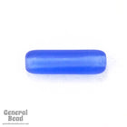 14mm Matte Sapphire Tube Bead-General Bead