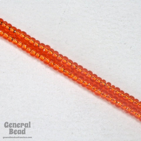 11/0 Silver Lined Bright Orange Japanese Seed Bead-General Bead