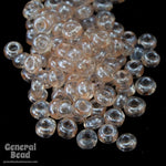11/0 Transparent Very Light Peach Luster Japanese Seed Bead-General Bead