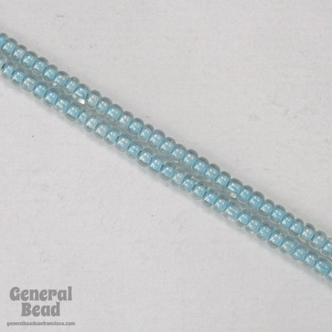 11/0 Light Aqua Lined Crystal Japanese Seed Bead-General Bead