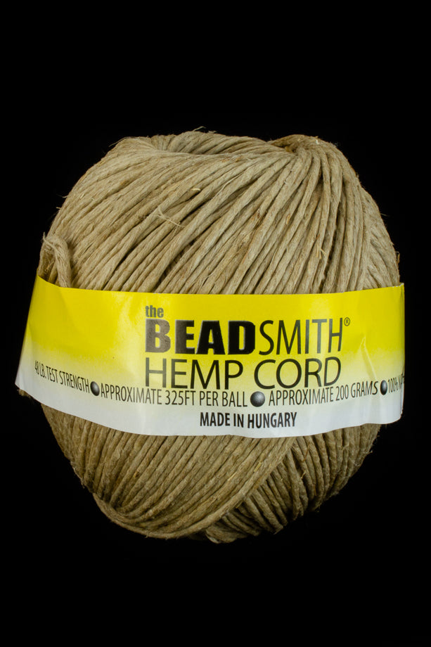 1.5mm Natural Hemp Cord #HEMP002 – General Bead