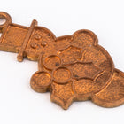 10mm Copper Snowman Charm (2 Pcs) #HOLO008-General Bead