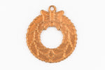 21mm Copper Wreath Charm (2 Pcs) #HOLO010-General Bead