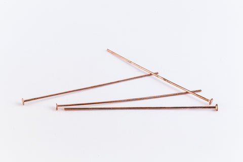 1.5" Bright Copper Head Pin #HPA018-General Bead