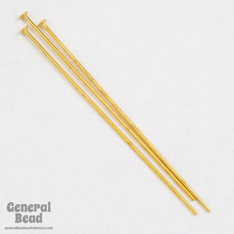 2" 24 Gauge Gold Filled Head Pin #BGD014-General Bead