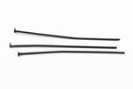 1.5" 24 Gauge Matte Black Head Pin #HPH019
