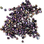 15/0 Metallic Purple Iris Hex Seed Bead-General Bead