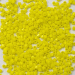 15/0 Opaque Yellow Hex Seed Bead-General Bead