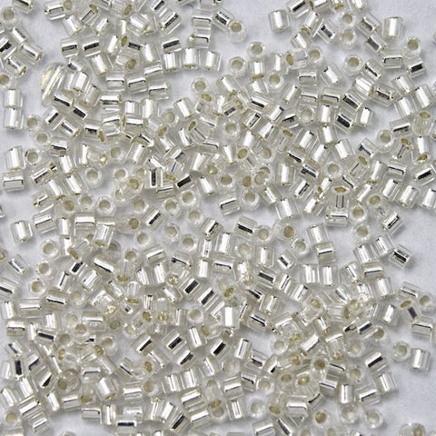 15/0 Silver Lined Crystal Hex Seed Bead-General Bead
