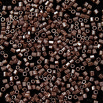 15/0 Opaque Red Brown Hex Seed Bead-General Bead