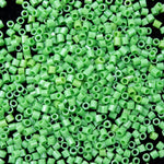 15/0 Opaque Pea Green Hex Seed Bead-General Bead