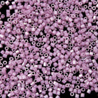 15/0 Opaque Luster Mauve Hex Seed Bead-General Bead