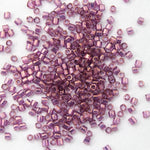 15/0 Gold Luster Mauve Hex Seed Bead-General Bead