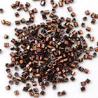 15/0 Metallic Red Bronze Hex Seed Bead-General Bead