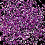 15/0 Fuchsia Lined Blue Hex Seed Bead-General Bead