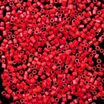 15/0 Opaque Cherry Red Hex Seed Bead-General Bead