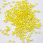 15/0 Transparent Yellow AB Hex Seed Bead-General Bead