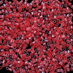 15/0 Chinese Red Lined Crystal Hex Seed Bead-General Bead