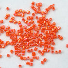 15/0 Opaque Orange AB Hex Seed Bead-General Bead