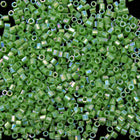 15/0 Pea Green AB Hex Seed Bead-General Bead