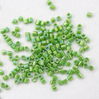 15/0 Pea Green AB Hex Seed Bead-General Bead