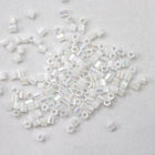 15/0 Snow White AB Hex Seed Bead-General Bead