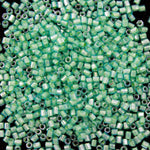 15/0 Sea Foam Lined Crystal Hex Seed Bead-General Bead