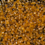 15/0 Transparent Goldenrod Hex Seed Bead-General Bead