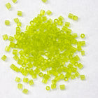 15/0 Transparent Chartreuse Hex Seed Bead-General Bead