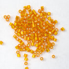 15/0 Silver Lined Tangerine Hex Seed Bead-General Bead