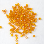 15/0 Silver Lined Tangerine Hex Seed Bead-General Bead