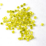15/0 Silver Lined Citrine Yellow Hex Seed Bead-General Bead