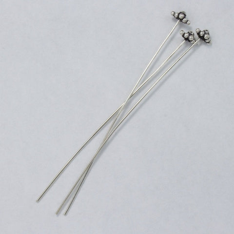 Indian Sterling Decorative Headpin-General Bead