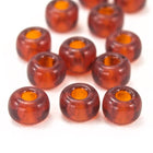 3/0 Transparent Dark Topaz Seed Bead-General Bead