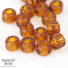6/0 Transparent Dark Topaz Japanese Seed Bead-General Bead