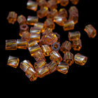 10/0 Transparent Amber Twist Hex Seed Bead-General Bead