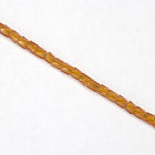 10/0 Transparent Amber Twist Hex Seed Bead-General Bead
