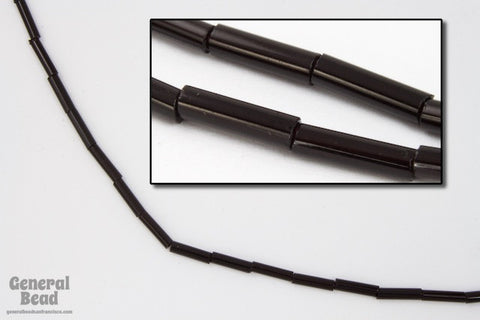 Size 3 Opaque Black Japanese Bugle (10 Gm, 40 Gm, 1/2 Kilo) #JBC002-General Bead