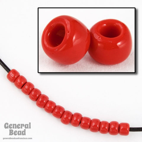 6/0 Opaque Red Japanese Seed Bead-General Bead