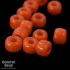 6/0 Opaque Orange Japanese Seed Bead-General Bead