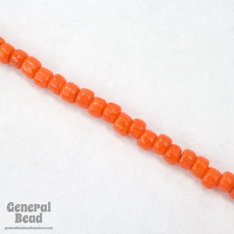 6/0 Opaque Orange Japanese Seed Bead-General Bead